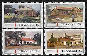 Transkei 1984 Post Offices #2 set of 4 unmounted mint, SG 156-59*, stamps on , stamps on  stamps on postal, stamps on  stamps on postbox