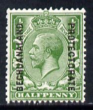 Bechuanaland 1913 opt on Great Britain KG5 0.5d green unmounted mint, SG 73, stamps on , stamps on  stamps on , stamps on  stamps on  kg5 , stamps on  stamps on 