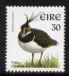 Ireland 1997-2000 Birds - Lapwing 30p unmounted mint SG 1041, stamps on , stamps on  stamps on birds, stamps on  stamps on lapwing