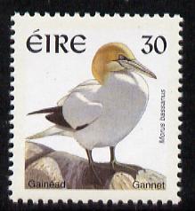 Ireland 1997-2000 Birds - Gannet 30p unmounted mint SG 1042, stamps on birds, stamps on gannet