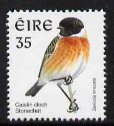 Ireland 1997-2000 Birds - Stonechat 35p unmounted mint SG 1054, stamps on birds, stamps on stonechat
