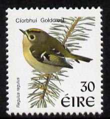 Ireland 1997-2000 Birds - Goldcrest 30p with phosphor frame unmounted mint SG 1039p, stamps on birds, stamps on goldcrest