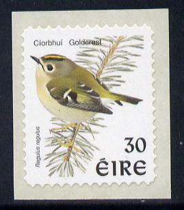 Ireland 1997-2000 Birds - Goldcrest 30p self adhesive Perf 11.5 unmounted mint SG 1090, stamps on birds, stamps on goldcrest, stamps on self adhesive