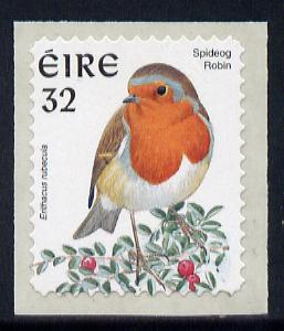 Ireland 1997-2000 Birds - Robin 32p self adhesive Perf 11.5 unmounted mint SG 1093, stamps on birds, stamps on robin, stamps on self adhesive