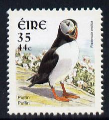 Ireland 2001 Birds Dual Currency - Puffin 35p/44c unmounted mint SG 1426, stamps on , stamps on  stamps on birds, stamps on  stamps on puffin