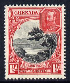 Grenada 1934-36 KG5 Pictorial 1.5d black & scarlet P12.5 x 13.5 mounted mint SG 137a, stamps on , stamps on  stamps on , stamps on  stamps on  kg5 , stamps on  stamps on 