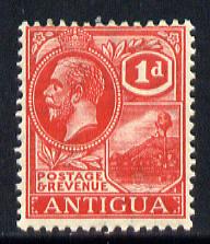 Antigua 1921-29 KG5 Script CA 1d carmine-red mounted mint SG 63, stamps on , stamps on  stamps on , stamps on  stamps on  kg5 , stamps on  stamps on 