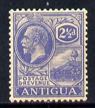 Antigua 1921-29 KG5 Script CA 2.5d ultramarine mounted mint SG 73, stamps on , stamps on  kg5 , stamps on 