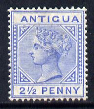 Antigua 1884-87 QV Crown CA 2.5d ultramarine mounted mint SG 27, stamps on , stamps on  qv , stamps on 