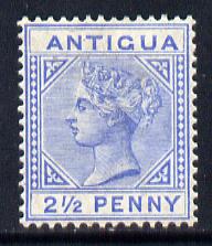 Antigua 1884-87 QV Crown CA 2.5d ultramarine mounted mint SG 27, stamps on , stamps on  stamps on , stamps on  stamps on  qv , stamps on  stamps on 