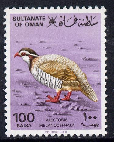 Oman 1982 Birds 100b Chukar unmounted mint SG 267, stamps on birds