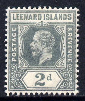 Leeward Islands 1912-22 KG5 MCA 2d slate-grey Die I mounted mint SG 49, stamps on , stamps on  stamps on , stamps on  stamps on  kg5 , stamps on  stamps on 