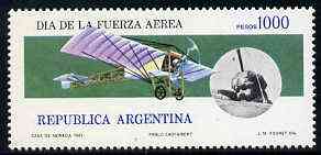 Argentine Republic 1981 Air Force Day unmounted mint, SG 1715*, stamps on , stamps on  stamps on aviation