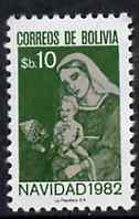 Bolivia 1982 Christmas unmounted mint, SG 1080*, stamps on , stamps on  stamps on christmas