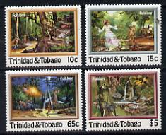 Trinidad & Tobago 1982 Folk Lore set of 4 unmounted mint, SG 609-12, stamps on , stamps on  stamps on folklore