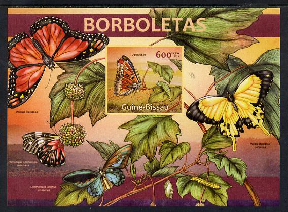 Guinea - Bissau 2013 Butterflies #03 imperf m/sheet unmounted mint. Note this item is privately produced and is offered purely on its thematic appeal, stamps on , stamps on  stamps on butterflies