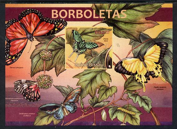 Guinea - Bissau 2013 Butterflies #04 imperf m/sheet unmounted mint. Note this item is privately produced and is offered purely on its thematic appeal, stamps on , stamps on  stamps on butterflies