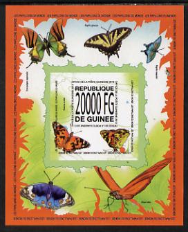 Guinea - Conakry 2013 Butterflies #5 imperf souvenir sheet unmounted mint. Note this item is privately produced and is offered purely on its thematic appeal, stamps on , stamps on  stamps on butterflies, stamps on  stamps on 