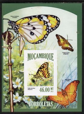 Mozambique 2013 Butterflies #5 imperf deluxe sheet unmounted mint. Note this item is privately produced and is offered purely on its thematic appeal, stamps on , stamps on  stamps on butterflies