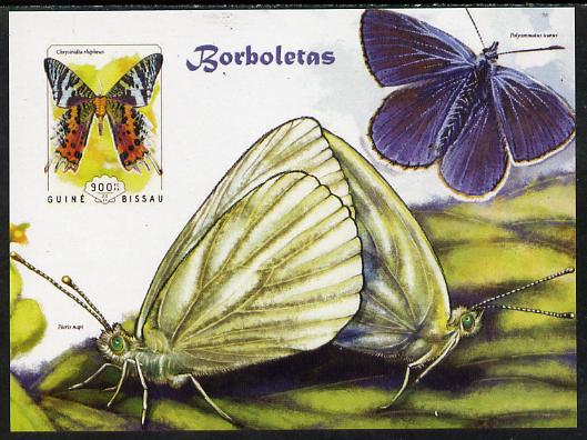 Guinea - Bissau 2014 Butterflies #06 imperf s/sheet unmounted mint. Note this item is privately produced and is offered purely on its thematic appeal, stamps on , stamps on  stamps on butterflies, stamps on  stamps on 