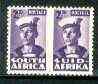 South Africa 1942-44 KG6 War Effort (reduced size) 2d Sailor horiz pair unmounted mint, SG 100, stamps on militaria, stamps on ships, stamps on  kg6 , stamps on  ww2 , stamps on 