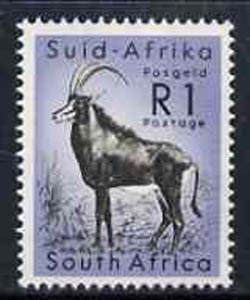 South Africa 1961 Antelope 1r from decimal def set unmounted mint, SG 197, stamps on , stamps on  stamps on animals, stamps on  stamps on antelope