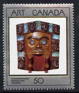 Canada 1989 Canadian Art - 2nd series - Ceremonial Mask unmounted mint SG 1327*, stamps on , stamps on  stamps on arts    masks