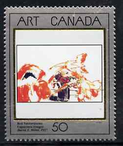 Canada 1992 Canadian Art - 5th series - Red Nasturtiums unmounted mint SG 1504*, stamps on , stamps on  stamps on arts    flowers