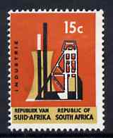 South Africa 1972 Industry 15c (Redrawn no wmk) unmounted mint, SG 322*, stamps on , stamps on  stamps on industry