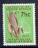 South Africa 1969 Maize 7.5c (Redrawn with phosphor bands) unmounted mint, SG 291*, stamps on agriculture, stamps on food, stamps on farming, stamps on maize