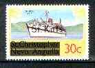 St Kitts 1980 Europa (Liner) 30c from optd def set, SG 34A unmounted mint*, stamps on ships, stamps on europa