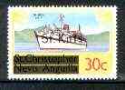 St Kitts 1980 Europa (Liner) 30c from opt'd def set, SG 34A unmounted mint*, stamps on , stamps on  stamps on ships, stamps on europa