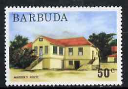 Barbuda 1974 Warden's House 50c from pictorial def set, SG 193 unmounted mint*, stamps on , stamps on  stamps on constitutions