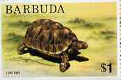 Barbuda 1974 Tortoise $1 from pictorial def set, SG 195 unmounted mint*, stamps on , stamps on  stamps on tortoise      reptiles    animals