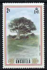 Anguilla 1972-75 Loblolly Tree 2c from def set, SG 131 unmounted mint, stamps on trees