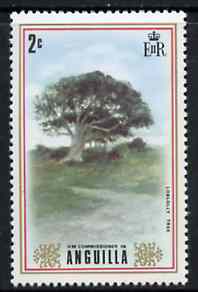 Anguilla 1972-75 Loblolly Tree 2c from def set, SG 131 unmounted mint, stamps on , stamps on  stamps on trees