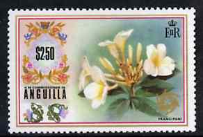 Anguilla 1972-75 Frangipani $2.50 from def set, SG 143 unmounted mint, stamps on flowers