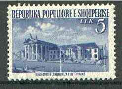 Albania 1953 Film Studio 5L blue unmounted mint, Mi 529, stamps on , stamps on  stamps on films    cinema     entertainments