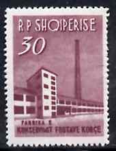 Albania 1963 Fruit Bottling Plant 30L unmounted mint, Mi 786, stamps on , stamps on  stamps on fruit    food    industry