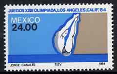 Mexico 1984 Diving 24p from Olympic Games set, SG 1711 unmounted mint*