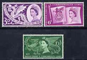 Great Britain 1961 CEPT Conference set of 3 unmounted mint, SG 626-28*, stamps on communications, stamps on europa