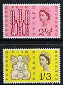 Great Britain 1963 Freedom From Hunger unmounted mint set of 2 (phosphor) SG 634p-35p, stamps on , stamps on  stamps on food, stamps on  stamps on  ffh , stamps on  stamps on 