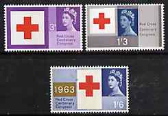 Great Britain 1964 Geographical Conference unmounted mint set of 4 (ordinary) SG 651-54*, stamps on , stamps on  stamps on geography