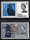 Great Britain 1965 Joseph Lister's Discovery of Antiseptic Surgery unmounted mint set of 2 (ordinary) SG 667-68, stamps on medical, stamps on science, stamps on nventions, stamps on personalities