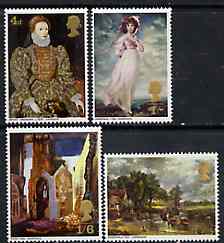 Great Britain 1968 British Paintings unmounted mint set of 4, stamps on , stamps on  stamps on arts