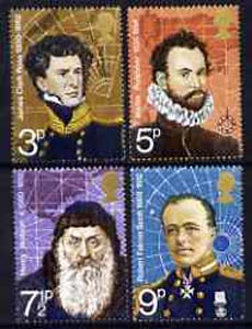 Great Britain 1972 British Polar Explorers set of 4 unmounted mint, SG 897-900, stamps on polar    explorers    personalities