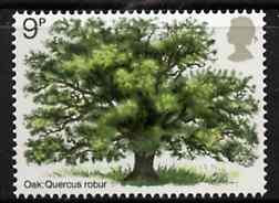 Great Britain 1973 Tree Planting Year (9p Oak) unmounted mint, stamps on , stamps on  stamps on trees