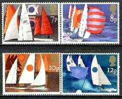 Great Britain 1975 Sailing set of 4 unmounted mint SG 980-83, stamps on , stamps on  stamps on ships, stamps on sailing