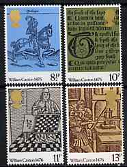 Great Britain 1976 500th Anniversary of British Printing unmounted mint set of 4 SG 1014-17, stamps on , stamps on  stamps on printing      books