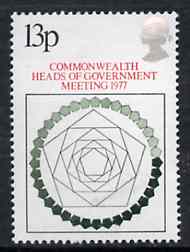 Great Britain 1977 Commonwealth Heads of Government unmounted mint, SG 1038, stamps on constitutions